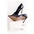 Décolleté Casadei in pelle blu navy - vista 6