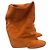 Botas Casadei naranjas T.39 - vista 7