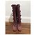 Céline Bottes Celine prune T.37 Violet - vue 3