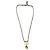 Collier Chanel avec crystal Doré
