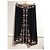 Falda negra con bordados Vilshenko Largo medio Talla 36 Negro