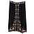 Falda negra con bordados Vilshenko Largo medio Talla 36 Negro - vista 7