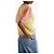 Autre Marque Pull Rose Carmine Color Block Jaune - vue 3
