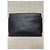 Clutch Loewe T Pouch in pelle nera Nero - vista 4
