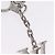 LOUIS VUITTON Porte Cre Printed Initials LV Charm Metal M65071 LV Auth 203696V Argento - vista 4