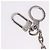 LOUIS VUITTON Porte Cre Printed Initials LV Charm Metal M65071 LV Auth 203696V Argento - vista 9