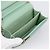 Portafoglio a spalla con catena CHANEL Matelasse in pelle d'agnello verde e oro CC Auth am12655SAM D'oro - vista 21
