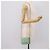 Portafoglio a spalla con catena CHANEL Matelasse in pelle d'agnello verde e oro CC Auth am12655SAM D'oro - vista 30