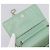 Portafoglio a spalla con catena CHANEL Matelasse in pelle d'agnello verde e oro CC Auth am12655SAM D'oro - vista 8