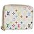LOUIS VUITTON Monogram Multicolor Zippy Coin Purse White M93741 LV Auth 201382 Bianco