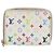 LOUIS VUITTON Monogram Multicolor Zippy Coin Purse White M93741 LV Auth 201382 Bianco - vista 13
