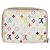 LOUIS VUITTON Monogram Multicolor Zippy Coin Purse White M93741 LV Auth 201382 Bianco - vista 2