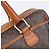 Céline CELINE Macadam Canvas Mini Boston Bag PVC Leather Brown Gold Auth ki6818 Castaño Dorado - vista 20