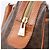 Céline CELINE Macadam Canvas Mini Boston Bag PVC Leather Brown Gold Auth ki6818 Castaño Dorado - vista 21