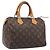 Borsa a mano LOUIS VUITTON Monogram Speedy 25 M41528 LV Auth 204113 Monogramma