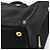 PRADA Canapa PM Handtasche Canvas Schwarz Goldfarben Auth 204699 - Ansicht 15