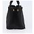 PRADA Canapa PM Handtasche Canvas Schwarz Goldfarben Auth 204699 - Ansicht 3