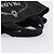 PRADA Canapa PM Handtasche Canvas Schwarz Goldfarben Auth 204699 - Ansicht 7