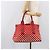 Borsa a mano Miu Miu Canvas Red Gold Auth 204315 Rosso D'oro - vista 24