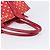Borsa a mano Miu Miu Canvas Red Gold Auth 204315 Rosso D'oro - vista 7