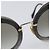 Occhiali da sole Miu Miu Plastic Gold Tone Auth 203629 - vista 6