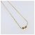 Collana Christian Dior metallo set da 3 Oro Auth SW2804 D'oro - vista 24
