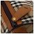 Borsa Boston Burberrys Nova Check Canvas Beige Gold Auth 200449 D'oro - vista 11