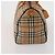 Borsa Boston Burberrys Nova Check Canvas Beige Gold Auth 200449 D'oro - vista 4
