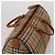 Borsa Boston Burberrys Nova Check Canvas Beige Gold Auth 200449 D'oro - vista 6