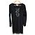 Vestido Paco Rabanne T.36 Negro