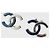 Boucles d'oreilles Chanel bicolore Golden - view 3