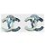 Boucles d'oreilles Chanel bicolore Golden - view 5