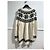 Autre Marque Pull Ch.ind Écru à Motifs Noirs Taille 38 Beige