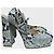 Bottega Veneta Pumps aus Python Gr. 41 Blau