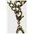 Collana Girocollo Chanel CC Logo Metallo Dorato D'oro - vista 5