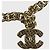 Collana Girocollo Chanel CC Logo Metallo Dorato D'oro - vista 6