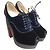 Stivaletti Christian Louboutin velluto T.36,5 Nero - vista 7