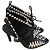 Sandalias Louis Vuitton T.37,5 Negro