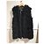 Ines et Marechal Chaleco de piel con lana Lou Andrea T.38 Negro