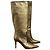 Stivali Gianvito Rossi dorati T.39 D'oro
