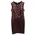 Vestido Jason Wu de cetim borgonha com bordados de pérolas e cristais Bordeaux - vista 6