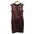 Vestido Jason Wu de cetim borgonha com bordados de pérolas e cristais Bordeaux