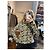 Top in maglia broccato oro e nero Rochas con maniche lunghe D'oro - vista 2