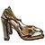 Christian Louboutin Louboutin Pumps nacre doré T.38,5 Golden