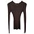 Top Miu Miu marron T.XS Brown