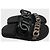 Sandali Hermès Extra T.37 Nero - vista 4