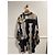 Autre Marque Blusa Munthe de viscose e seda padrões geométricos preto - vista 3