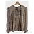 Isabel Marant bedruckte Bluse T.40 Beige