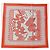 Foulard Hermès Bandana Zig Zag Arancione