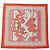Foulard Hermès Bandana Zig Zag Orange